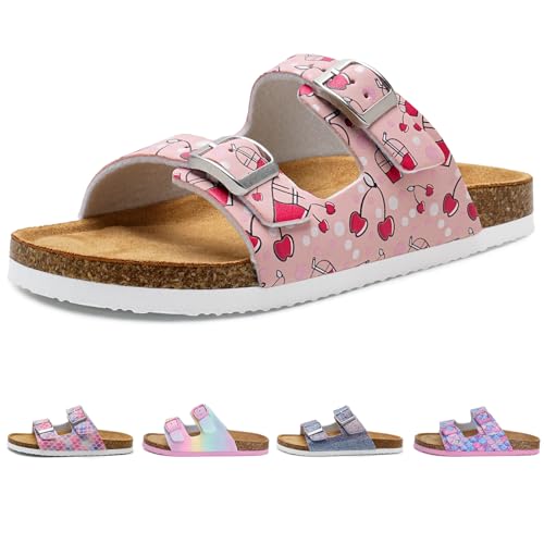 Torotto Kinder Pantoletten Mit Kork Hausschuhe Jungen Mädchen...