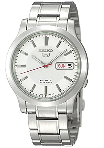 [�Z�C�R�[]Seiko �r���v 5 Automatic White Dial StainlessSteel Bracelet Watch SNK789 �����Y [���s�A���i]