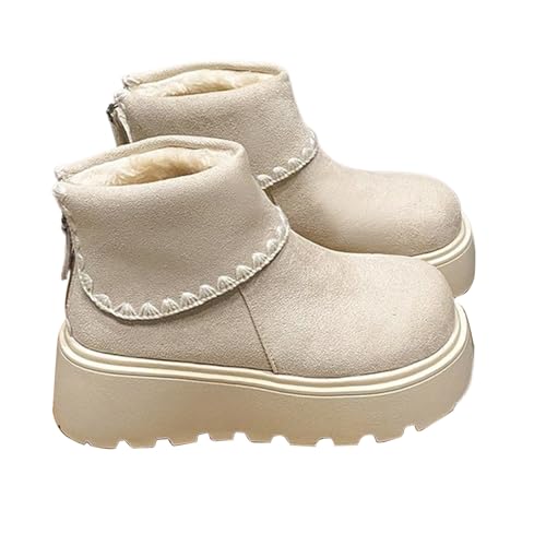 Botines de plataforma antideslizantes para caminar segura y sin frío este invierno