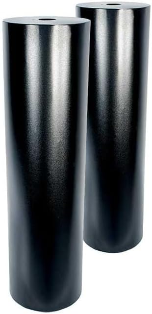 BestNest Woodlink Torpedo Raccoon and Squirrel Baffle for Bird Feeder Poles, Set of 2 – Steel Pole Baffle Guards with Stovepipe Design, Fits 1.5 Inch Poles, Black Bird Feeder Pole Protection