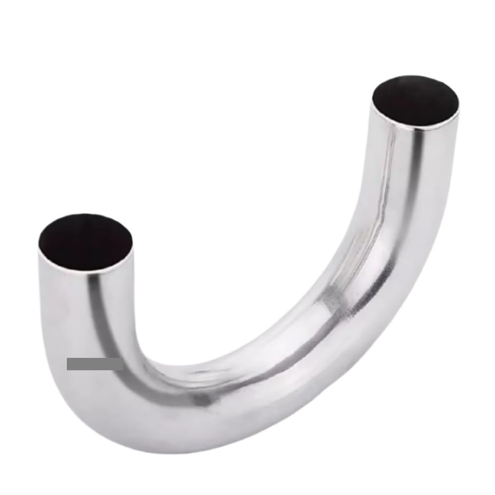 Conector de tubería acero inoxidable SUS304 con soldadura a tope 45 mm diámetro exterior y curvatura 180 grados