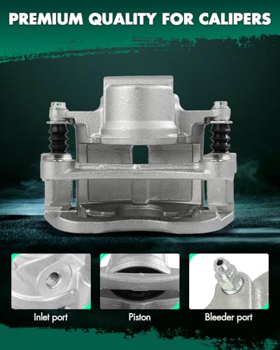 Image of SCITOO 18B5423 Front Right Disc Brake Caliper Assembly w /Bracket For Chrysler For 200 2015-2016,For Dodge For Dart 2013-2016