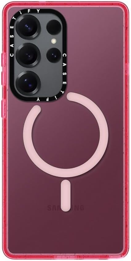 CASETiFY Impact Magnetic Galaxy S25 Ultra Case [Compatible with Magsafe] - Primrose Pink
