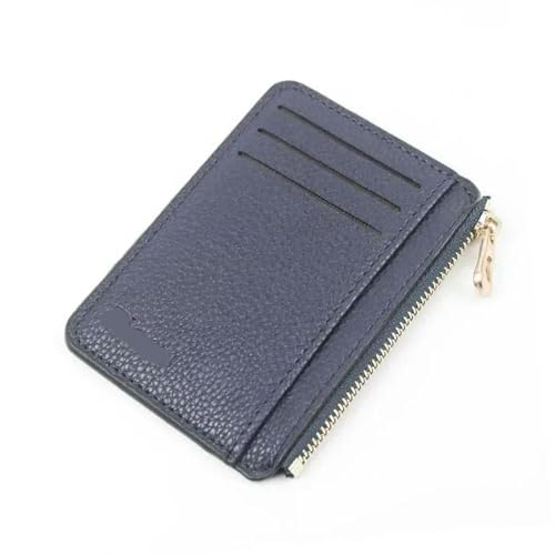 Portable Business Slim PU Leather Wallet Coin Purse Women Men Zipper Card Key Storage bag handbag