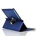 AiSMei Case for 9.7-Inch iPad 5th (2017)/ iPad 6th (2018)/ iPad Air (2015), Rotating Protective Case Cover w/Auto Wake/Sleep Function,Navy Blue
