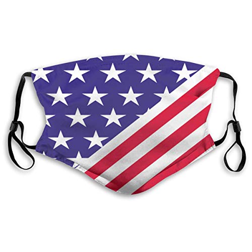 Mouth Masks for Dust Protection Face Mask Washable Earloop Mask Activated Carbon Filter
