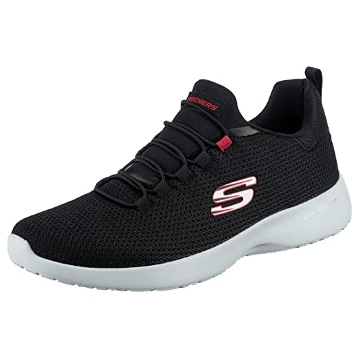 Skechers Dynamight, Zapatillas Hombre, Negro, 44 EU