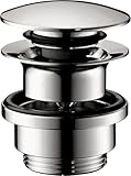 bonde de vidage hansgrohe Ouverture par bouchon pression