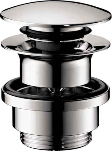 Hansgrohe 50100000 Odpływ do Baterii Umywalkowych i Bidetowych, Chrom, 8.4 x 7.4 x 7.3 cm