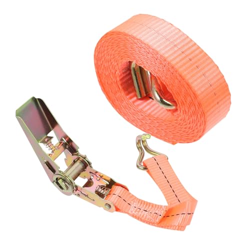 SOPOTUTU Correas de Amarre con Trinquete Robusto Cinchas de Sujeción de Carga para Camión Poliéster Correas para Equipaje y Motocicleta Fáciles de Usar y Resistentes