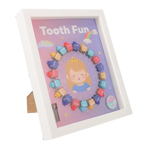 Boîte à dents de lait pour garçon fille et organisateur de souvenirs d'enfance