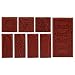 Sellos de Goma de Madera, Lychii 8 PCS Clásico Caucho Sello con...