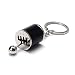 KeyZone Funny and Cool Manual Metal Transmission Keychain Keyring Black
