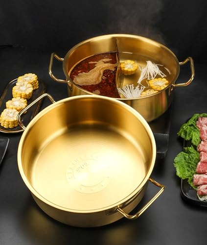 Olla de doble cara antiadherente térmica para caldos picantes y tradicionales 8