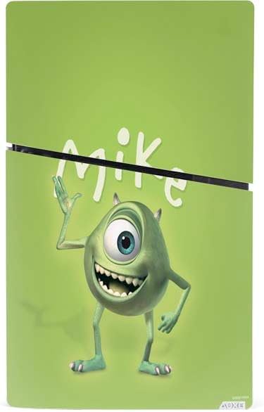 Skinit Decal Gaming Skin Compatible with PS5 Slim Digital Edition Bundle - Officially Licensed Disney Monsters Inc. Mike Portrait Design