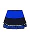 IDAWEN Sport Fashion - Falda para Padel o Tenis Deportiva para Mujer - Falda para Mujer con Short Deportivo - Ropa Deportiva de Mujer - Falda de Deporte de Mujer - Color Azul Klein y Negro