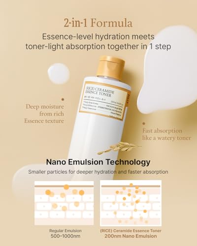 FULLY Rice Ceramide Essence Toner – Milky Korean Toner for Glass Skin, Hydrating Rice Water & Ceramide Formula for Moisture Barrier, Dewy Glow, Fragrance-Free, Vegan & Dermatologist Tested, 8.45 fl.oz - Image 5