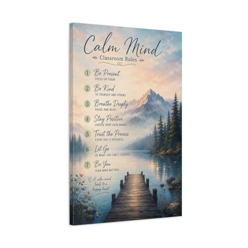Landscape Canvas Wall Art Print décoration murale Nature Calm Mind 50x75