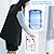 COSTWAY Water Cooler Dispenser for 3-5 Gallon Bottle, Top Loading Hot and Cold Water Dispenser with Storage Cabinet, Child Lock, Water Cooler with Compression Refrigeration Technology, White