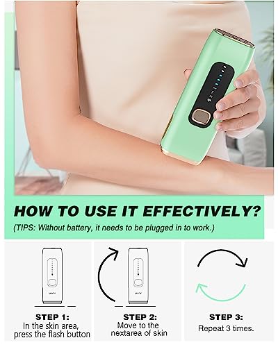 Meukpe AI06 Ipl Laser Hair Removal Device For Women Men At Home Upgraded To 999,900 Flashes Permanent thumb #3