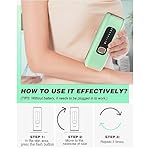 IPL Laser Hair Removal Device for Women Men at Home, Upgraded to 999,900 Flashes Permanent for Facial Legs Arms Bikini Line Whole Body Treatment - Image 4