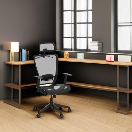 FLEXISPOT Ergonomic Office Chair High Back Mesh Swivel Computer Chair Home Office Desk Chairs with Wheels Lumbar Support — view 2