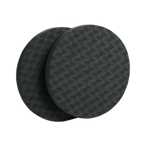 Colaxi 2X Yoga Knee Pads for Knees Elbows Wrists Hands Fitness Accessories Round Support Pad Pilates Kneeling Pads for Exercise Home, Black