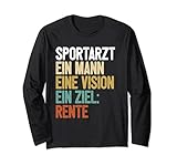 Rente Sportarzt Langarmshirt