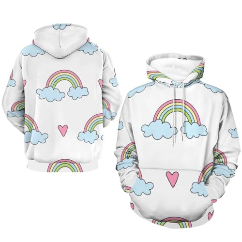 Sweats à capuche multicolore UMENG pull unisexe manches longues