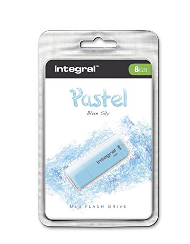 Integral - Clé 8 Go USB 2.0 - Pastel - Bleu