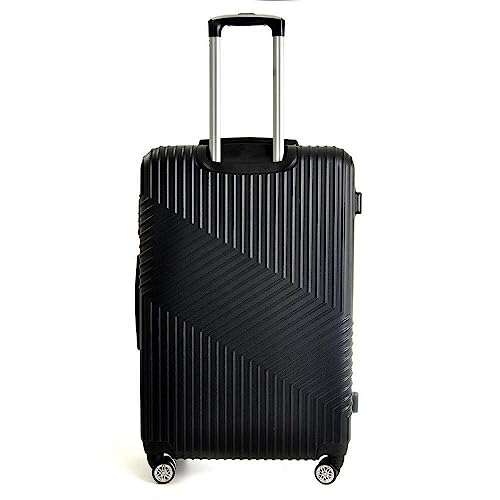 Mala Bordo Viagem Rodinha 360° Pequena Cadeado ABS, Santino, Preto