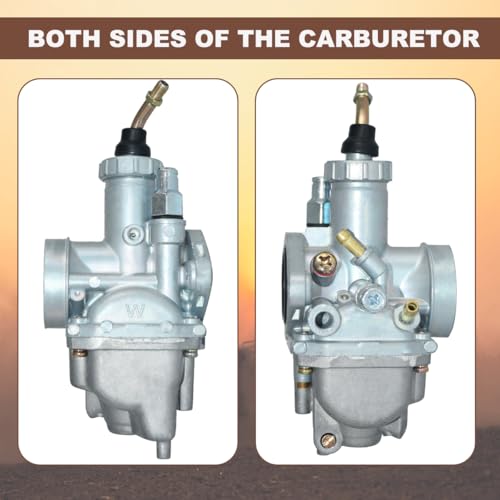 Image of Carburetor for Yamaha Moto 4 YFM225 YFM 225 ATV Carb 1986 1987 1988 | Timberwolf 250 YFB250 Carb with Fuel Petcock Switch
