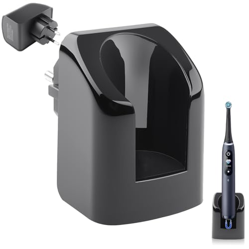 Mobilità senza fili: questo caricatore da muro per Oral B presenta un design senza fili, che evita fastidiosi grovigli di cavi e offre maggiore comodità. Utilizza una spina standard europea, quindi può essere utilizzato ovunque sia disponibile una presa di corrente. È leggero e portatile, quindi ideale per i viaggi.