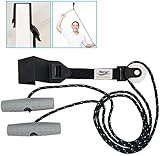 Balego Deluxe Overhead Pulley System with Webbing Door Strap and Adjustable Cord Length, Includes Printed Patient Guide