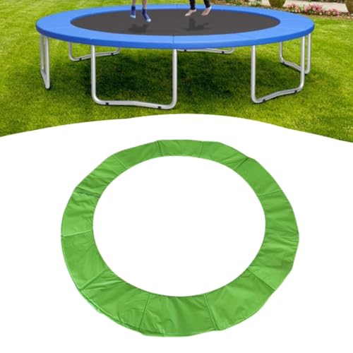 Green Trampoline Replacement Mat, Trampoline Replacement Pad Edge Protection Fits 6F 8FT 10FT, Round Spring Cover, UV-Resistant, Tear-Resistant Edge Protection (8ft)