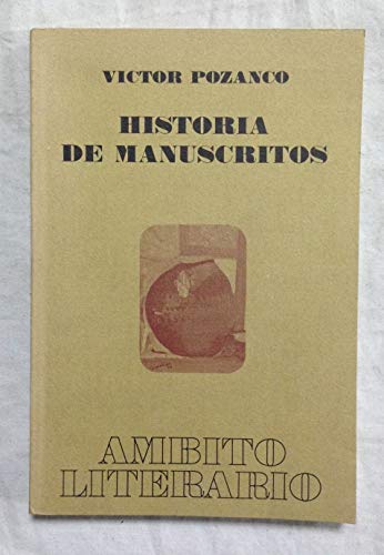 Historia de manuscritos (Ámbito literario)