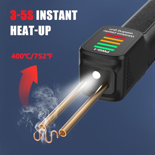 Plastic Welding Kit, Handheld Cordless Plastic Welder with 200Pcs Welder Staples - Image 4