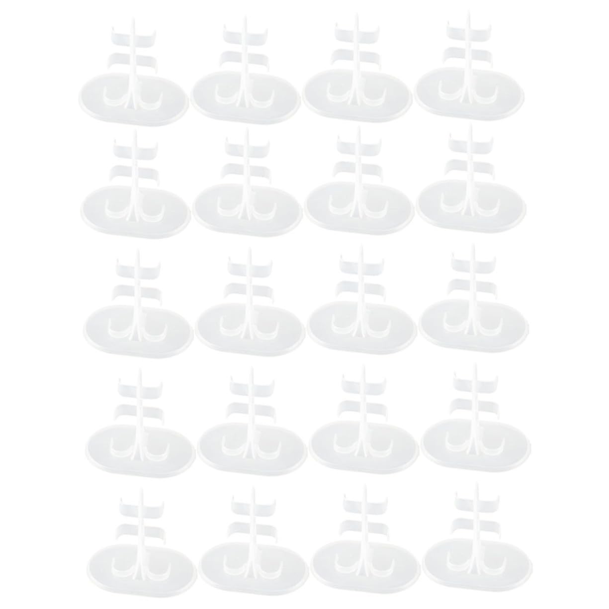 BESPORTBLE 1Set Doll Display Stand Doll Model Rack with Wide Base for Secure Support PVC Bracket for Decoration