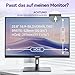 IPROKKO 23.8 -Zoll Magnetischer Blickschutzfilter für 16:9 Monitor, Abnehmbarer Sichtschutz Anti Blaulicht Blendschutz Blickschutzfolie, Bildschirmschutz für 23.8 Zoll Hp Dell Acer Lenovo Asus