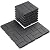 Goovilla Plastic Interlocking Deck Tiles, 9 Pack Outdoor Patio Flooring, 12"x12" Interlocking Decking Tile Outdoor All Weather Use, Waterproof Patio Pavers for Pool Balcony Backyard Porch, Dark Grey