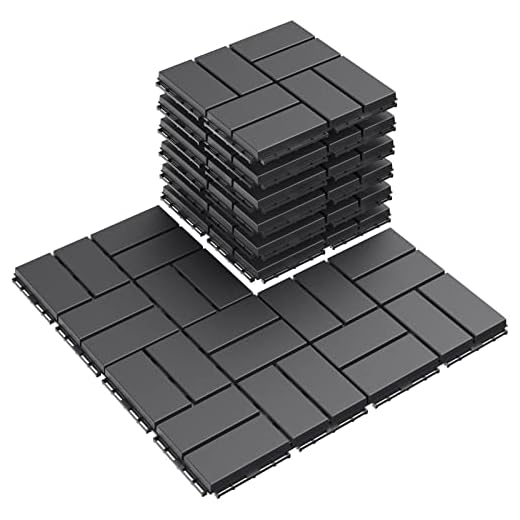 23 Stunning Turf and Paver Ideas to Transform Your Backyard 2 Goovilla Plastic Interlocking Deck Tiles, 9 Pack Outdoor Patio Flooring, 12"x12" Interlocking Decking Tile Outdoor All Weather Use, Waterproof Patio Pavers for Pool Balcony Backyard Porch, Dark Grey