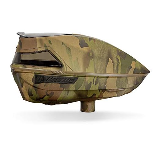 Virtue Spire IV Electronic Paintball Loaders/Hoppers - 280 Brush Camo