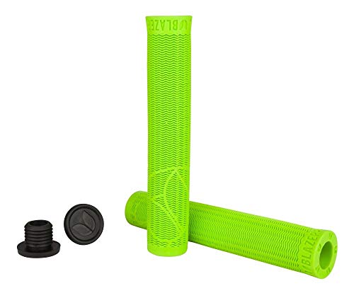 BLAZERPRO Grips Calibre Mango Manillar para Patinete Patinaje Unisex Adulto, Verde (Green), 175 MM Cover
