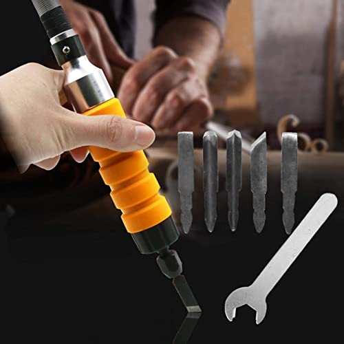 Machine à arbre flexible suspendu avec 5 conseils de sculpture et clé - 4