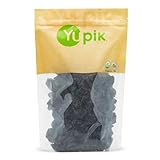 Yupik Organic Pitted Prunes, 2.2 lb (35.2 oz), Non-GMO, Gluten-Free, Kosher, Vegan, Dried Fruits, No Pits, No Added Sugar, Sulphite-Free, Source of Fiber, Healthy Snacks, Ideal for Baking & Smoothies