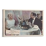 Doris Day und James Garner Gemälde auf Leinwand, 
