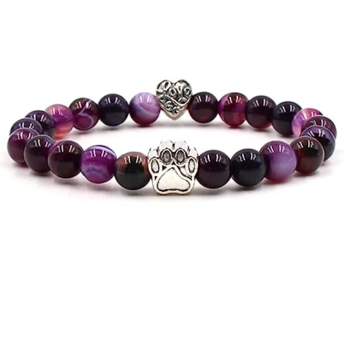 Bracelet partenaire patte d'amour en cœur pour sceller votre complicité unique