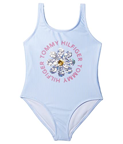 Tommy Hilfiger Girl's Daisy Sequin One-piece (Big Kids)