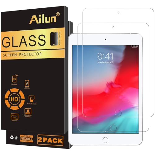 Ailun 2 Pack Screen Protector for iPad Mini 4, iPad Mini 5 2019