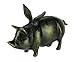 Winged Wonder Black Gold Color Flying Pig Coin Bank